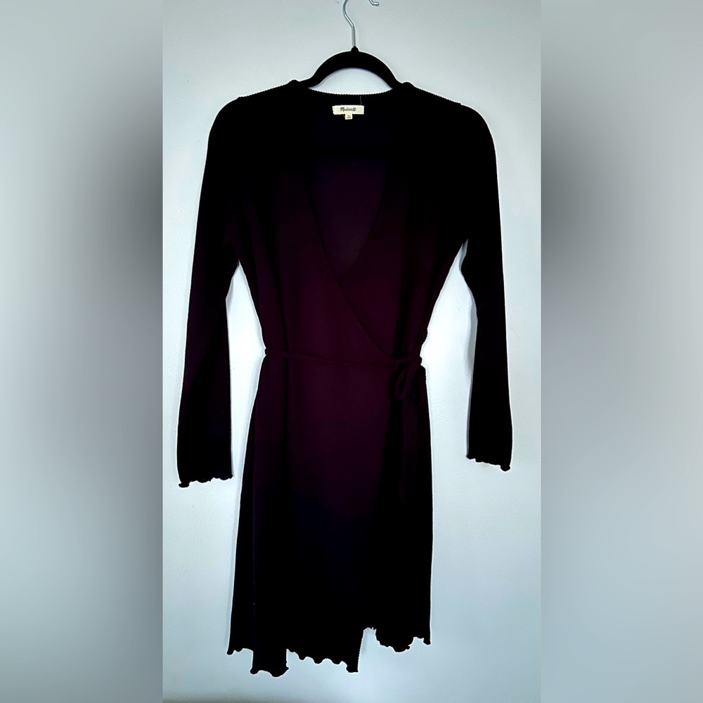 Madewell Black sweater dress